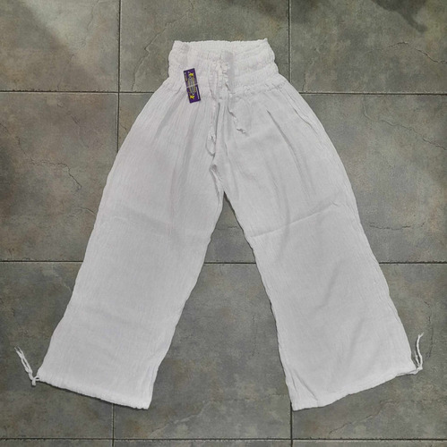 Pantalon Babucha Bambula Yoga Tai Chi Caderin Palazzo