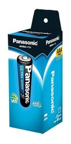 30 Tubos C/ 40 Pilhas Panasonic Comum Palito Aaa - Tubo 10x4