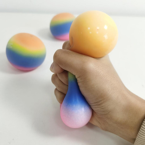 5 Paquete De 5-6 Pelotas Antiestrés Para Mano, 5 Piezas