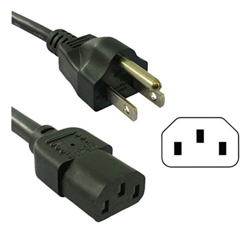 Cable Corriente Poder Alimentador Pc 1.8 Metros 