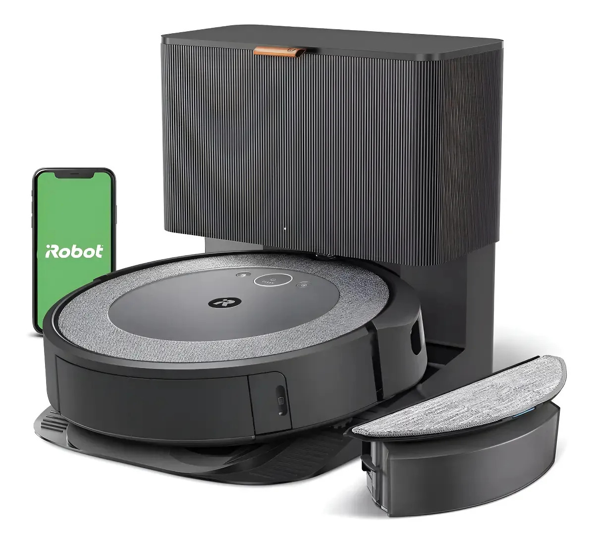 Irobot Aspiradora Y Trapeadora Roomba Combo I5+ Autovaciado Negro