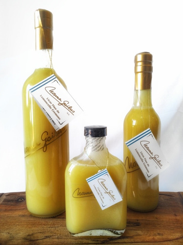 Imagen 2 de 3 de Lemoncello Cremoso Artesanal Norma Gailus Por 200cc (petaca)
