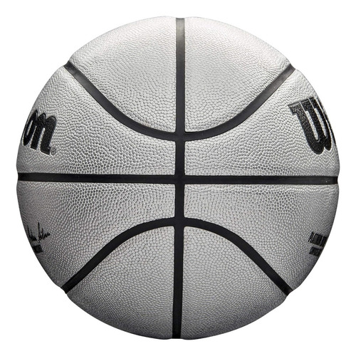 Balón Basquetbol Nba Platinum Edition Wilson Plateado
