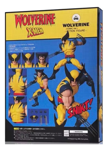 Figura Wolverine Mafex Ko Ct Toys. Wolverine & Deadpool (Usado)