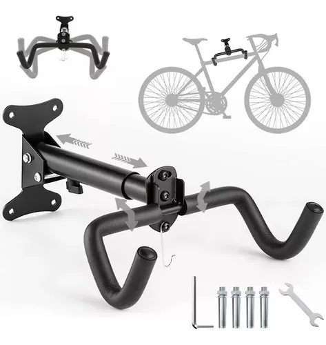 Soporte Para Bicicleta Doble Gancho Porta Bicicleta De Pared