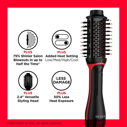 Escova Revlon One-step Plus 2.0 Secadora E Volumizadora New