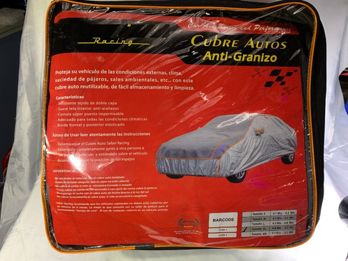 Imagen 4 de 6 de Funda Cubre Auto Anti Granizo Goma Eva Xxl 5.3m-5.7m F495