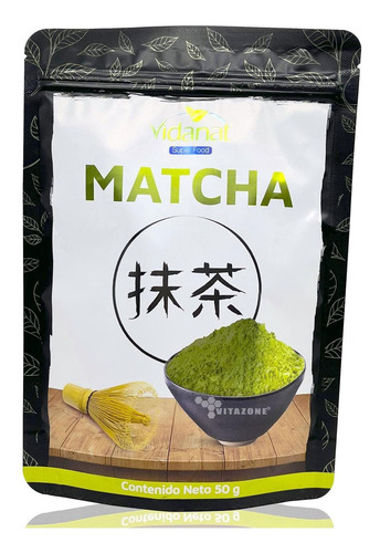 Infusion Matcha En Polvo Vidanat Con 50 Gramos