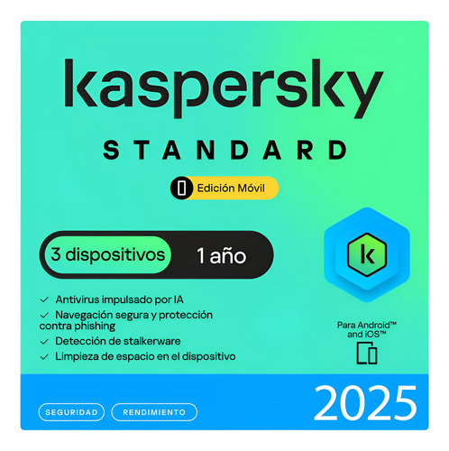 Kaspersky Internet Security 3 Android 1 Año Celular O Tablet