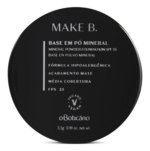 Base Em Pó Mineral Cor 30 Make B. 5,5g