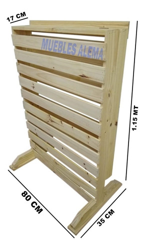 Imagen 4 de 7 de Panel Candy Bar 0.80 X 2.00 Mt Plegable Y Patas Desmontables