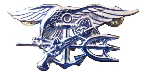 Piocha Insignia Metálica Navy Seal Original