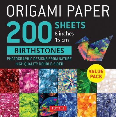 Libro Origami Paper 200 Sheets Birthstones 6  (15 Cm) : P...