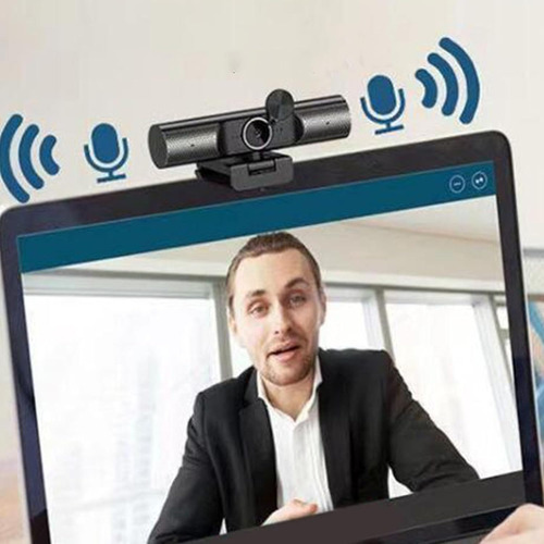 Cámara Web Usb 2k Con Micrófono Y Altavoz Hifi