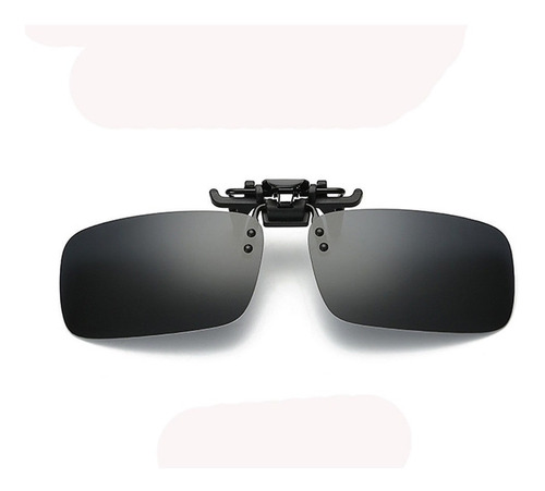 Apliques Clip On Para Lentes Negros Rebatibles