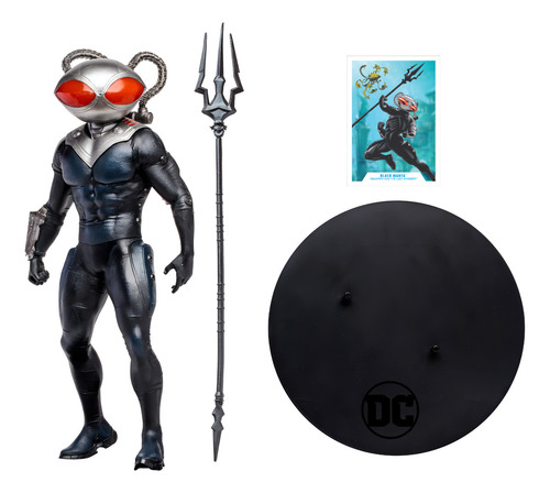 Estátua Sm Mcfarlane 12 Black Manta (Aquaman 2)