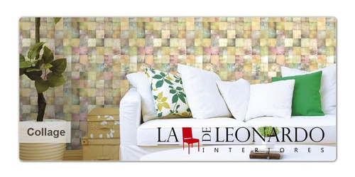 Papel Tapiz Decorativo Tipo Mosaicos, La Silla De Leonardo