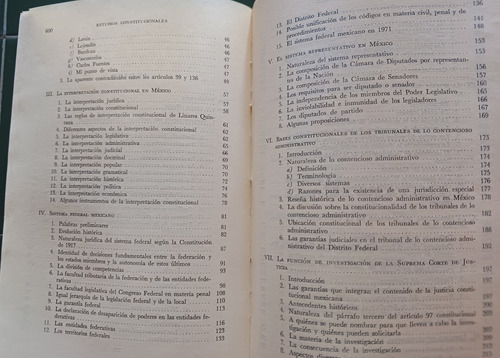 Estudios Constitucionales: Jorge Carpizo. Tercera Edición (Usado)
