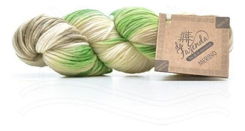 Lã Merino Worsted 100g - Tingimento Artístico 165 Napolitano Cor 176 Floresta