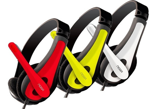 Imagen 3 de 3 de Auriculares para pc Noga NGV-400 blanco