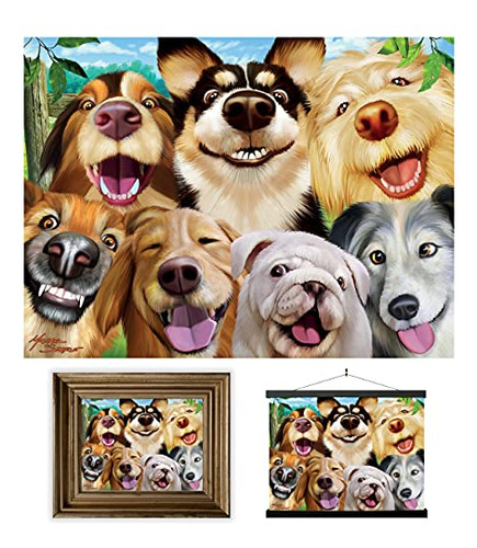 3d Livelife Lenticular Wall Art Prints - Canine Selfie ...