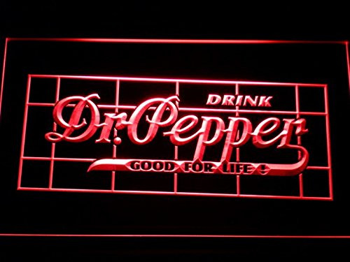 Dr Pepper Bebida Good Para Vida Led Luz Neon Sign Man Cave