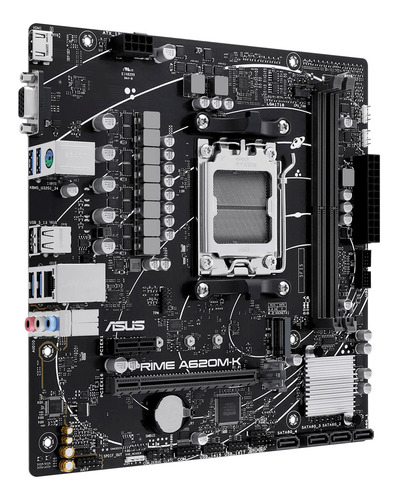 Tarjeta Madre Asus Prime A620m-k-csm Am5 Ddr5 M.2 Micro Atx