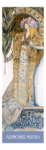 Marcapágina Alphonse Mucha: Gismonda, De Mucha, Alphonse. Editorial Pomegranate, Tapa Blanda, Edición 1 En Español, 2020