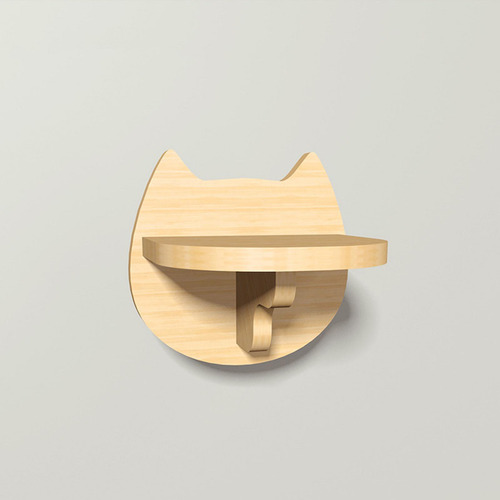 Estante De Escalada Para Gatos, Estantes De Madera, Gato