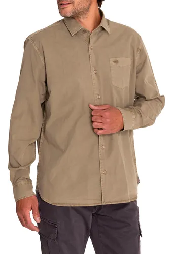 Camisa Algodón Orgánico Hombre Leeds Verde Rockford