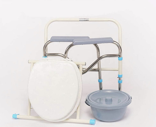 Baño Inodoro Portátil Plegable Para Ducha - Silla De Wc