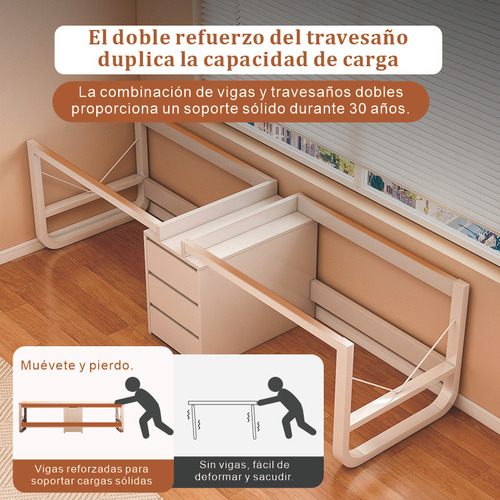 Minimalista Moderno Doble Escritorio Escritorio Computadora