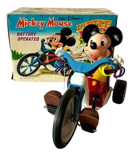 Mickey Mouse Little Big Wheel Hong Kong 1960 #0138 (Usado)