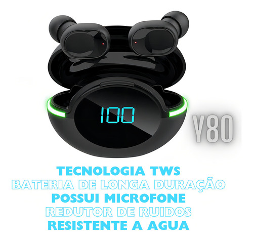 Auriculares inalámbricos Bluetooth V5 - Y80