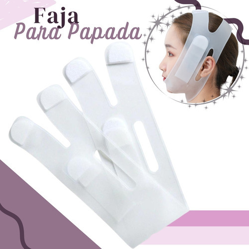 Faja Mentonera Reduce Papada Cachete Moldea Antiarrugas F