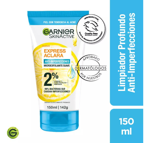 Garnier Micro Exfoliante Suave Anti-imperfecciones Aclara