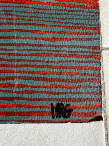 Antigua Hermosas Pinturas Abstractas Por Mrg (Usado)