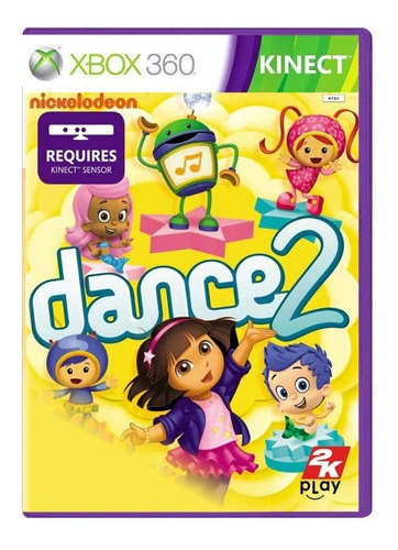 Jogo Nickelodeon Dance 2 Xbox 360 Usado Mídia Física