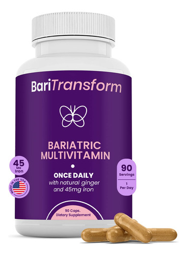Baritransform Multivitaminas Bariátricas Hierro 90 Cápsulas