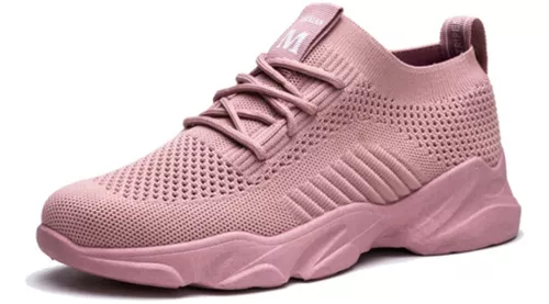 Zapatillas deportivas con suela blanda para mujer, Zapatos de