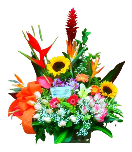 Diselo Con Arreglos Florales Rosas Girasoles Orquideas