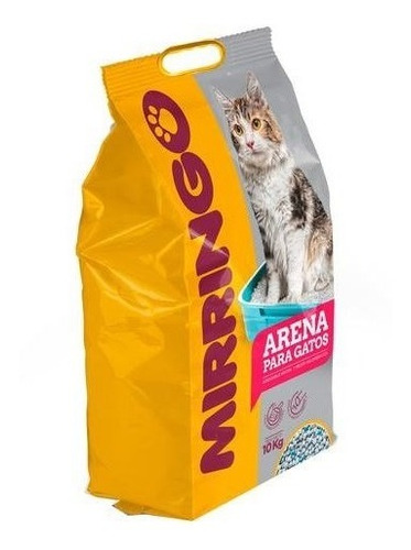 Arena Para Gato 10 Kg Mirringo