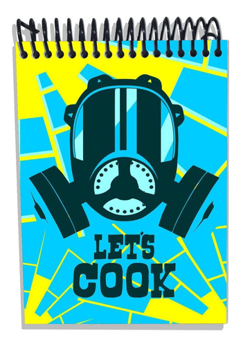 Caderneta Capa Dura Serie Breaking Bad Let's Cook