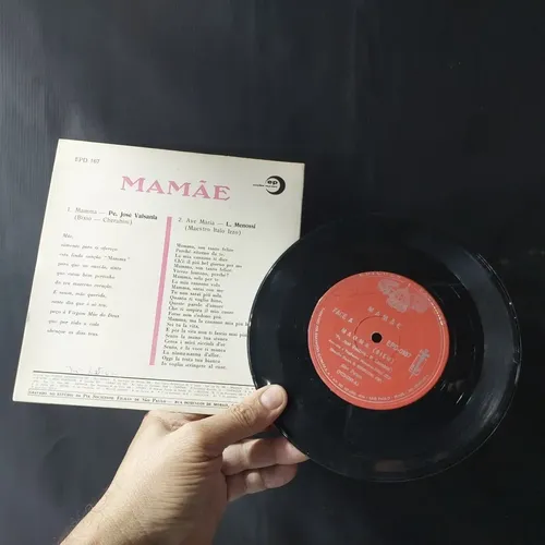Disco Vinil Antigo Compacto Mamma E Ave Maria Capa Original