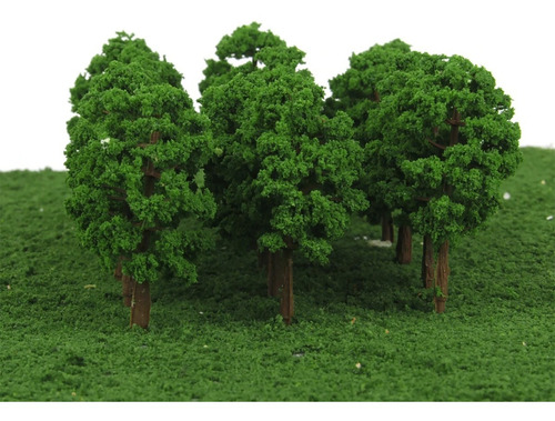15 Mini Arbol Arbusto Maqueta Vegetación Modelismo De 3.5 Cm