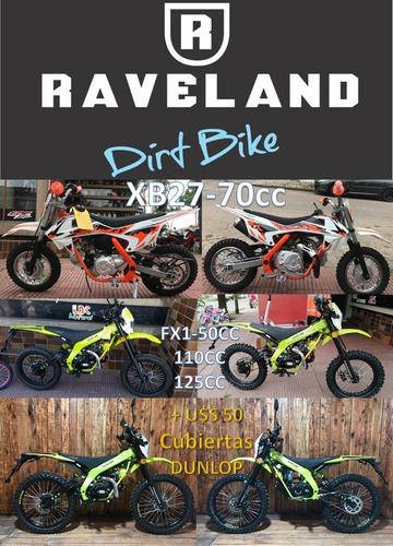 Moto Cross Raveland Xb-27 70cc