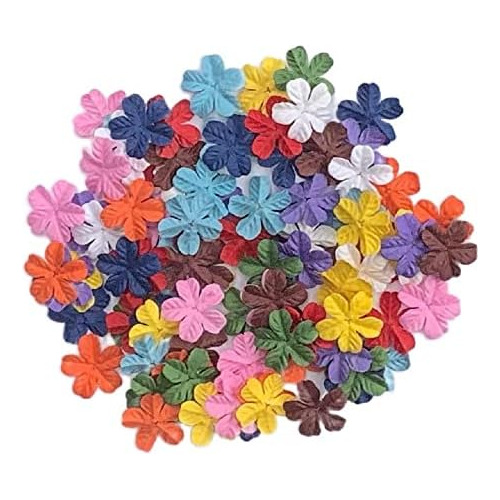 100 Pcs Flores De Frangipani De Papel De Morera 25x25mm...