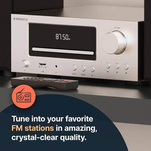 Microcomponente Estéreo Bluetooth Oakcastle 100 W Hifi
