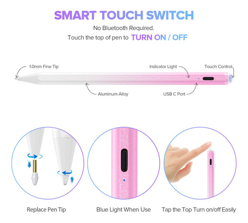 Lápiz Capacitivo Jamjake Para iPad De 9ª Y 10ª Generación, C