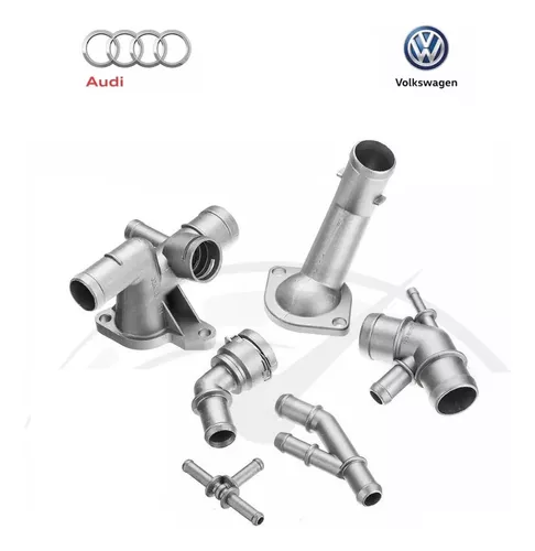 Kit 6 Flange Conexão Alumínio Arrefecimento Vw Golf 2.0 Apk